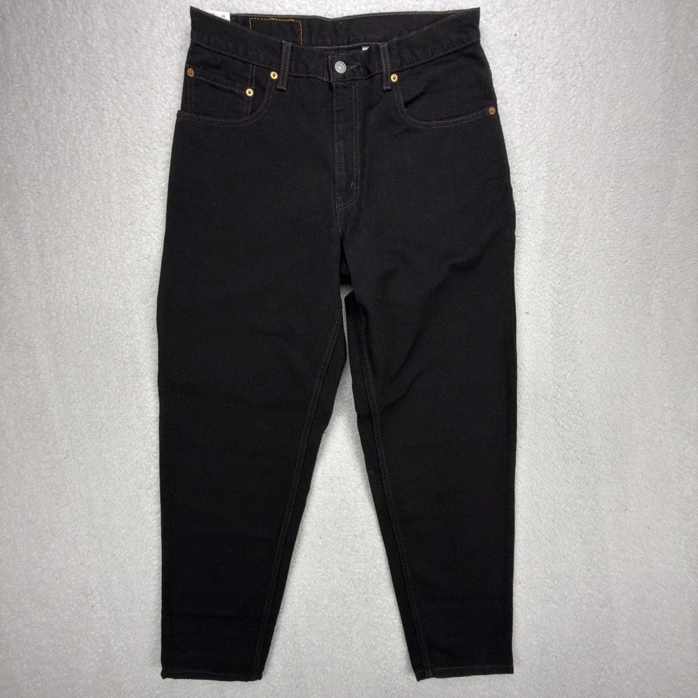 Vintage Levis 560 Loose Fit Tapered Leg Jeans Mens 32x32 Black Denim NWT NOS